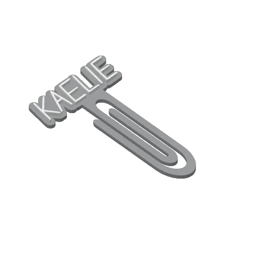 Miniatura 231 do modelo 3D Personalized Name Bookmarks