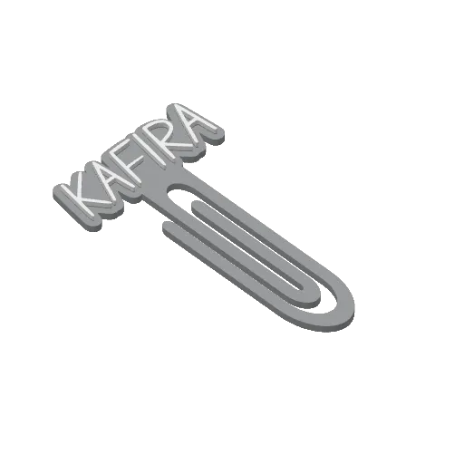 Miniatura 232 do modelo 3D Personalized Name Bookmarks