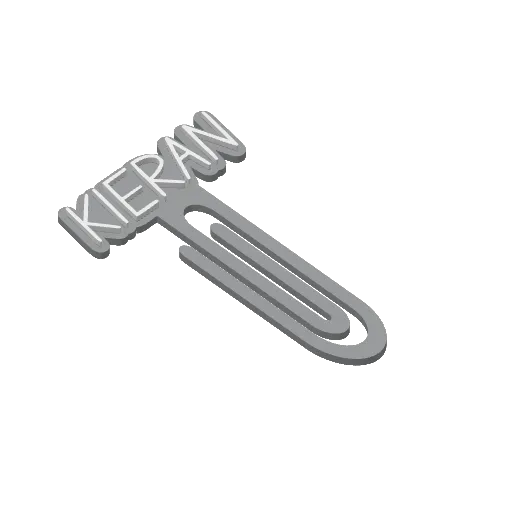 Miniatura 245 do modelo 3D Personalized Name Bookmarks