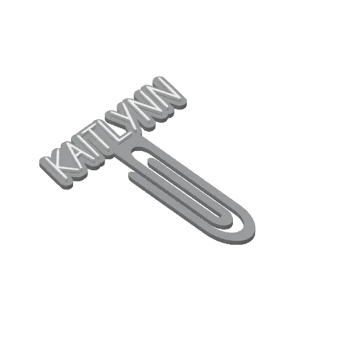 Miniatura 234 do modelo 3D Personalized Name Bookmarks