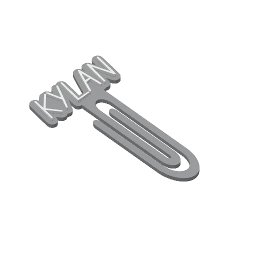 Miniatura 251 do modelo 3D Personalized Name Bookmarks