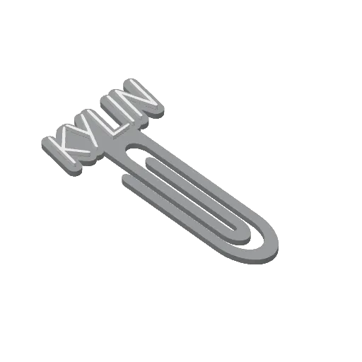 Miniatura 254 do modelo 3D Personalized Name Bookmarks