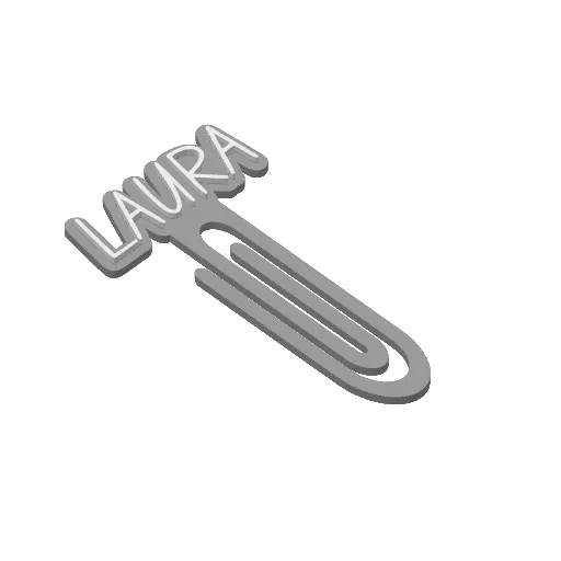 Miniatura 261 do modelo 3D Personalized Name Bookmarks