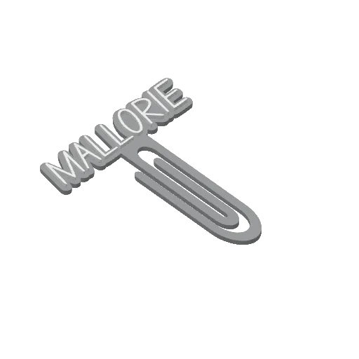 Miniatura 296 do modelo 3D Personalized Name Bookmarks