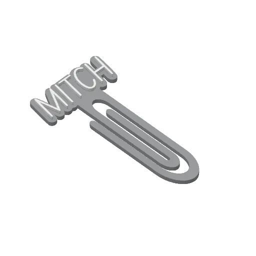 Miniatura 321 do modelo 3D Personalized Name Bookmarks