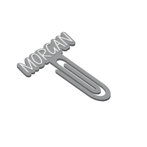 Miniatura 325 do modelo 3D Personalized Name Bookmarks