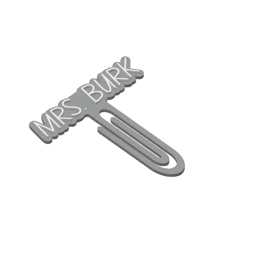 Miniatura 328 do modelo 3D Personalized Name Bookmarks
