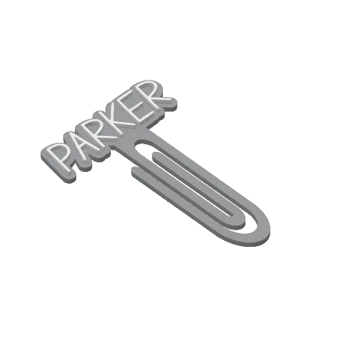 Miniatura 361 do modelo 3D Personalized Name Bookmarks