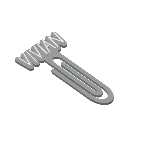 Miniatura 445 do modelo 3D Personalized Name Bookmarks