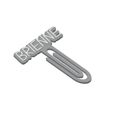 Miniatura 64 do modelo 3D Personalized Name Bookmarks