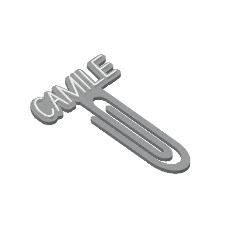 Miniatura 74 do modelo 3D Personalized Name Bookmarks