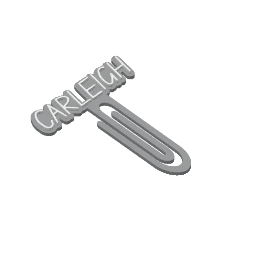 Miniatura 75 do modelo 3D Personalized Name Bookmarks
