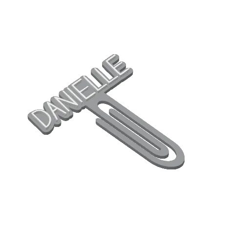Miniatura 103 do modelo 3D Personalized Name Bookmarks