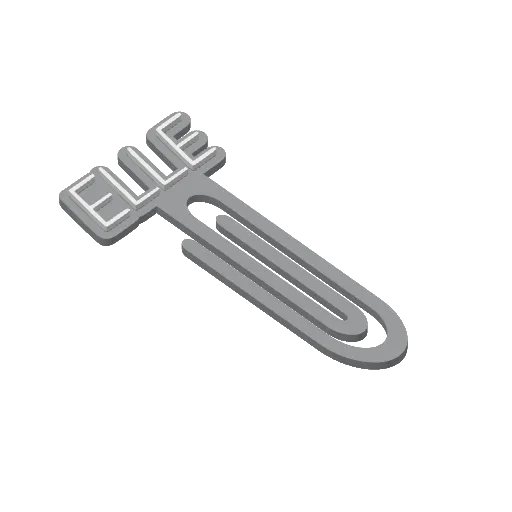 Miniatura 125 do modelo 3D Personalized Name Bookmarks