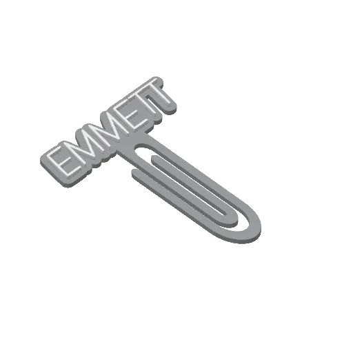 Miniatura 135 do modelo 3D Personalized Name Bookmarks