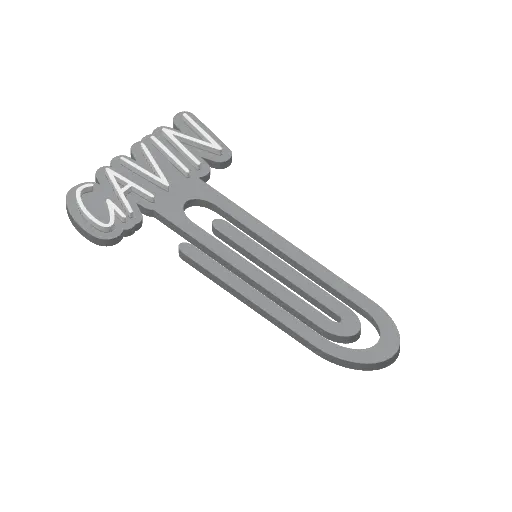 Miniatura 160 do modelo 3D Personalized Name Bookmarks