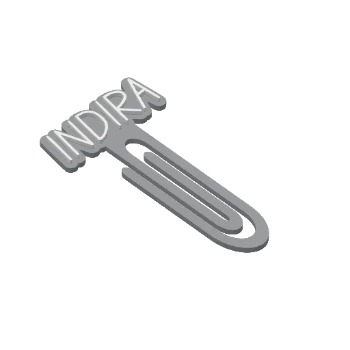 Miniatura 187 do modelo 3D Personalized Name Bookmarks