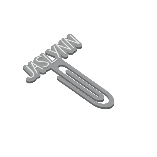 Miniatura 203 do modelo 3D Personalized Name Bookmarks