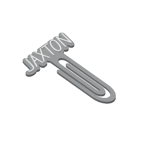 Miniatura 208 do modelo 3D Personalized Name Bookmarks