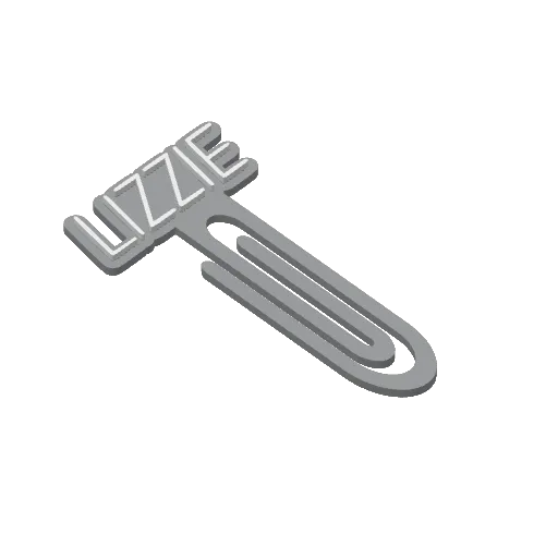 Miniatura 277 do modelo 3D Personalized Name Bookmarks