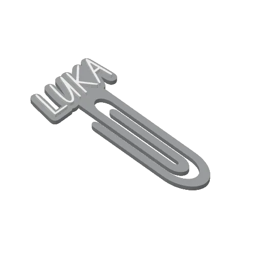 Miniatura 284 do modelo 3D Personalized Name Bookmarks