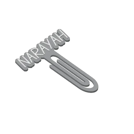 Miniatura 338 do modelo 3D Personalized Name Bookmarks
