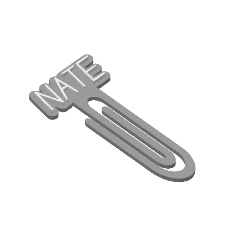 Miniatura 341 do modelo 3D Personalized Name Bookmarks