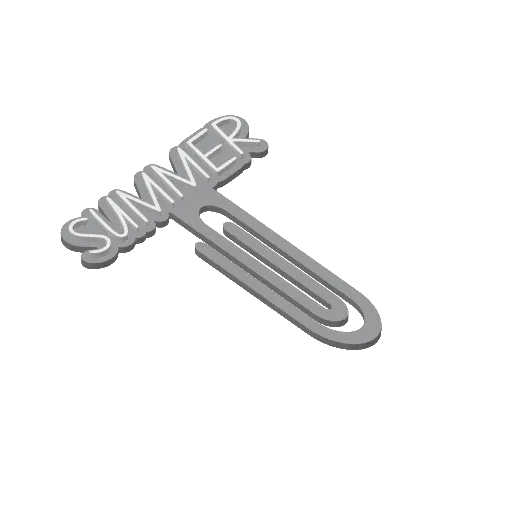 Miniatura 412 do modelo 3D Personalized Name Bookmarks