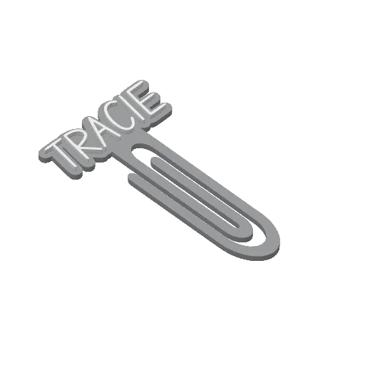 Miniatura 428 do modelo 3D Personalized Name Bookmarks