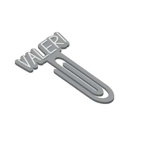 Miniatura 439 do modelo 3D Personalized Name Bookmarks