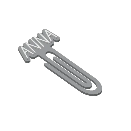 Miniatura 27 do modelo 3D Personalized Name Bookmarks