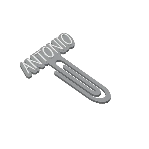 Miniatura 32 do modelo 3D Personalized Name Bookmarks