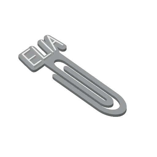 Miniatura 119 do modelo 3D Personalized Name Bookmarks