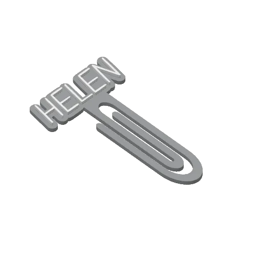 Miniatura 184 do modelo 3D Personalized Name Bookmarks