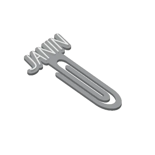 Miniatura 202 do modelo 3D Personalized Name Bookmarks