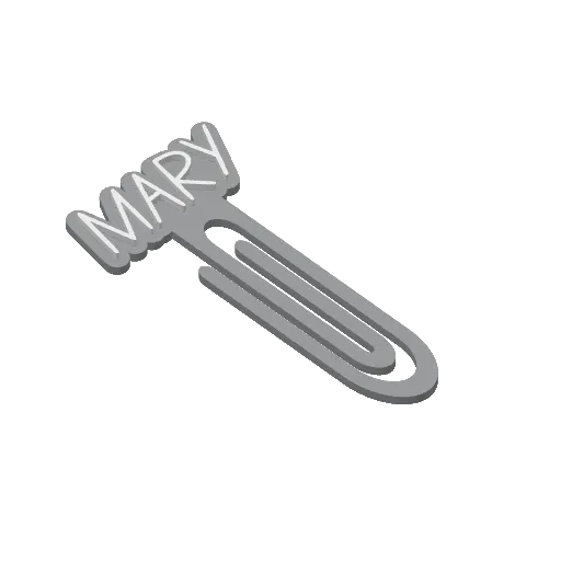 Miniatura 301 do modelo 3D Personalized Name Bookmarks