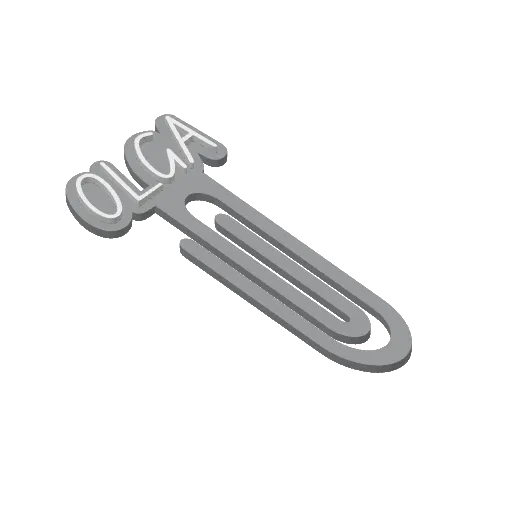 Miniatura 351 do modelo 3D Personalized Name Bookmarks
