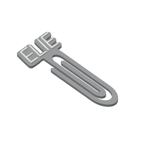 Miniatura 120 do modelo 3D Personalized Name Bookmarks