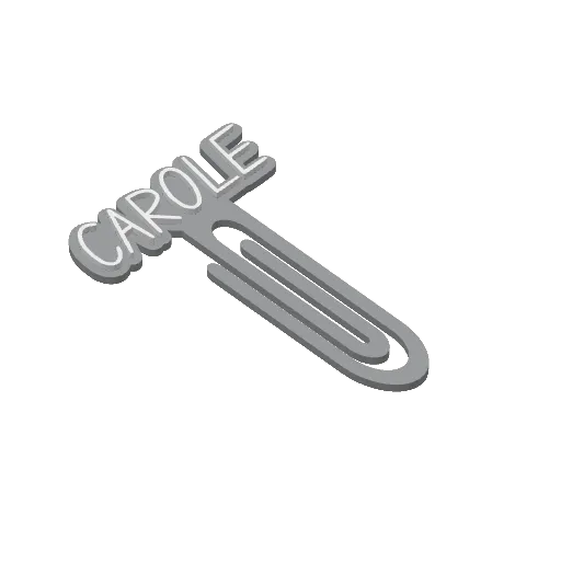 Miniatura 76 do modelo 3D Personalized Name Bookmarks