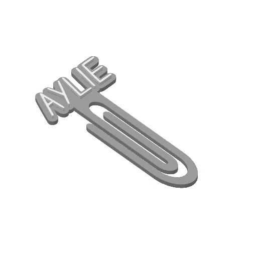 Miniatura 47 do modelo 3D Personalized Name Bookmarks
