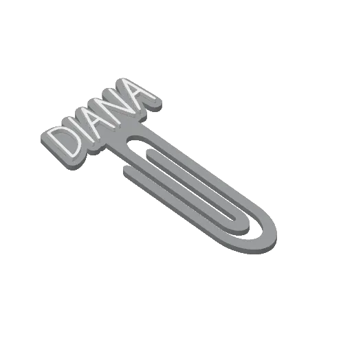 Miniatura 110 do modelo 3D Personalized Name Bookmarks