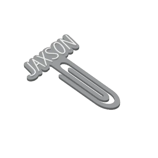 Miniatura 207 do modelo 3D Personalized Name Bookmarks