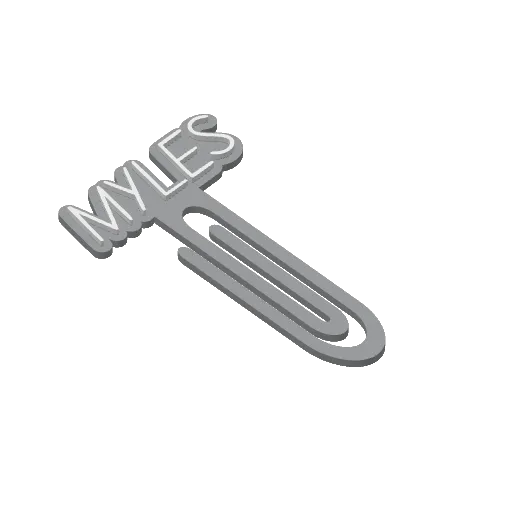 Miniatura 336 do modelo 3D Personalized Name Bookmarks
