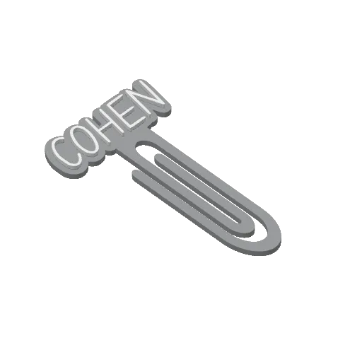 Miniatura 89 do modelo 3D Personalized Name Bookmarks