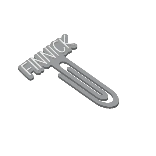 Miniatura 149 do modelo 3D Personalized Name Bookmarks