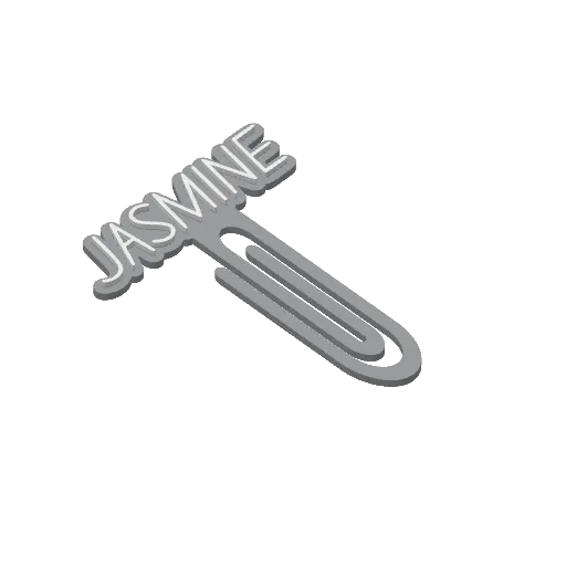 Miniatura 204 do modelo 3D Personalized Name Bookmarks