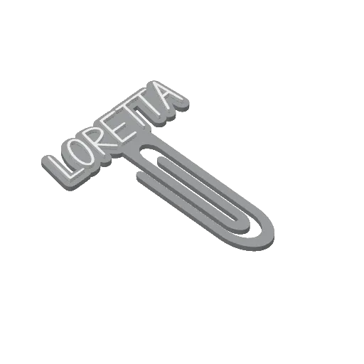 Miniatura 279 do modelo 3D Personalized Name Bookmarks