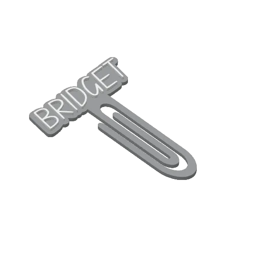 Miniatura 63 do modelo 3D Personalized Name Bookmarks