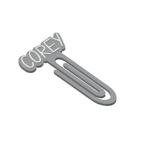 Miniatura 93 do modelo 3D Personalized Name Bookmarks