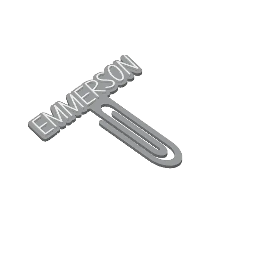 Miniatura 134 do modelo 3D Personalized Name Bookmarks
